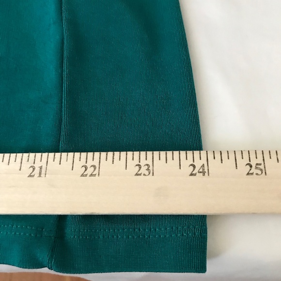 CHICO’S Travelers Flutter Sleeve V Neck Blouse Top Green Teal Size X-Large 16 - Picture 10 of 16